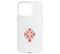Non Nobis Domine Latin Templar Cross Camicia Custodia per iPhone 15 Pro Max