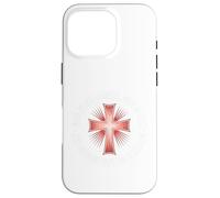Non Nobis Domine Latin Templar Cross Camicia Custodia per iPhone 16 Pro