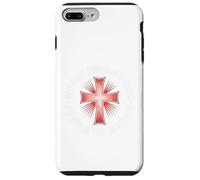 Non Nobis Domine Latin Templar Cross Camicia Custodia per iPhone 7 Plus/8 Plus