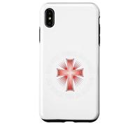 Non Nobis Domine Latin Templar Cross Camicia Custodia per iPhone XS Max