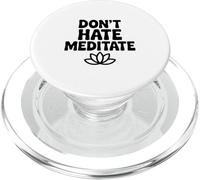 Non odiare meditare pacifica consapevolezza zen PopSockets PopGrip per MagSafe