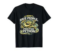 Non odio Le Persone, Preferisco Solo Python - Divertente introverso Maglietta