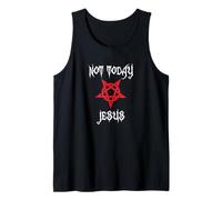 Non Oggi Gesù - Satanico Cristiano Ateo Pentagramma Canotta