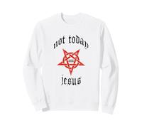 Non Oggi Pentagramma di Gesù 666 Felpa