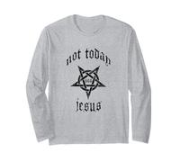Non Oggi Pentagramma di Gesù 666 Maglia a Manica