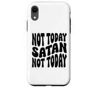 Non oggi Satana. Non oggi. Uomini, donne e bambini cristiani Custodia per iPhone XR