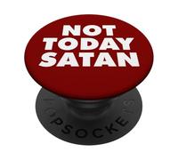 NON OGGI SATANA PopSockets PopGrip Adesivo