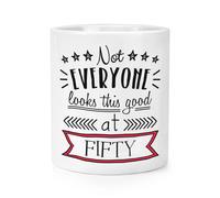 Non Ognuno Guarda This Good At Fifty Trucco Pennello Matita Pot 50th Compleanno