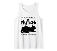 Non ora il mio gatto è più importante Gatto divertente Canotta
