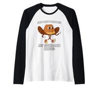 Non Ora Partner Mi Fa Male La Pancia Maglia con Maniche Raglan