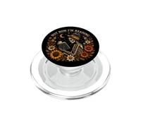 Non ora sto leggendo Gothic Skeleton Book Lover PopSockets PopGrip per MagSafe