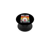 Non parlare con me Sto contando Funny Knitting Cat PopSockets PopGrip Adesivo