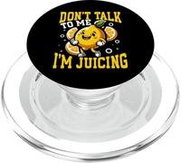 Non parlare con me, sto spremendo Lemon Fitness Humor PopSockets PopGrip per MagSafe
