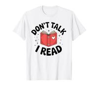 Non Parlare, leggo Libri Amante dei Libri Lettore di Topi di Biblioteca Maglietta