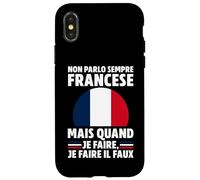 NON PARLO SEMPRE FRANCESE... Custodia per iPhone X/XS