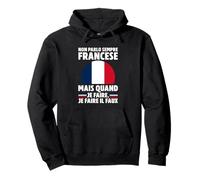 NON PARLO SEMPRE FRANCESE... Felpa con Cappuccio