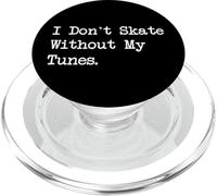 Non pattinare senza le mie melodie Citazioni divertenti sulla musica skater PopSockets PopGrip per MagSafe