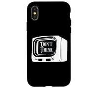 Non pensare alle notizie TV false Indottrinamento Cospirazione delle pecore Custodia per iPhone X/XS