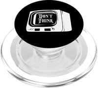 Non pensare alle notizie TV false Indottrinamento Cospirazione delle pecore PopSockets PopGrip per MagSafe