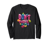 Non pensare così emblema per un look grazioso Maglia a Manica