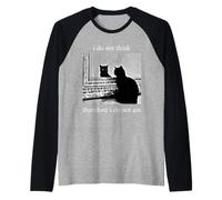 Non Penso Quindi di Non Essere Abbigliamento Maglia con Maniche Raglan