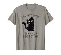 Non Penso Quindi di Non Essere Un Gatto Maglietta