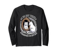Non penso quindi di non essere un meme gatto Maglia a Manica