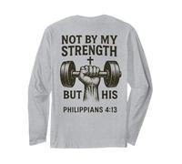 Non per la mia Forza ma per la Sua - Versetto biblico per la Maglia a Manica