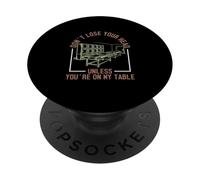 Non perdere la testa a meno che tu non sia sul mio tavolo Autopsia Techs PopSockets PopGrip Adesivo