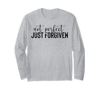 Non Perfetto, Solo Uomini e Donne cristiani grati grati Maglia a Manica