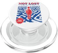 Non perso Divertente Crisi di mezza età Scopo Umorismo Labirinto esistenziale PopSockets PopGrip per MagSafe