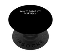 Non picchiare il mio umorismo sarcastico al cortisolo PopSockets PopGrip Adesivo