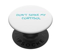 Non picchiare il mio umorismo sarcastico al cortisolo PopSockets PopGrip Adesivo