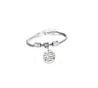 Non più al Mio Fianco ma per Sempre nel Mio Cuore Bracciale Bangle Elegante e Popolare Fashion Processing