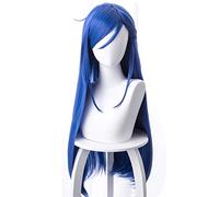 Non possiamo studiare le parrucche di Furuhashi Fumino Cosplay Lungo blu capelli lisci sintetici Perucas Parrucca del costume anime per la festa di Halloween KUKS489A