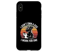 Non possiedo un cane, lavoro per uno Custodia per iPhone XS Max