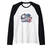 Non posso adulto è una luna piena Halloween Maglia con Maniche Raglan