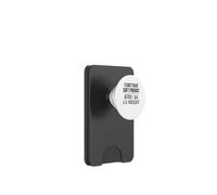 Non posso avere amici morbidi perché parlo in modo aggressivo PopSockets PopWallet per MagSafe