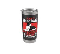 Non posso avere figli Il mio Border Collie è allergico - Dog Mom Bicchiere termico in acciaio inox doppia parete