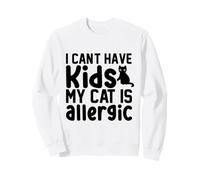 Non Posso Avere Figli Il Mio Gatto è allergico Felpa