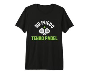 Non Posso Avere Giocatori di Padel No Puedo Tengo Padel Che Giocano Maglietta Premium
