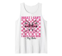 Non posso avere piani con i miei ratti Funny Rat Girl Mamma Mouse Canotta