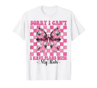 Non posso avere piani con i miei ratti Funny Rat Girl Mamma Mouse Maglietta