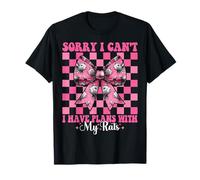 Non posso avere piani con i miei ratti Funny Rat Girl Mamma Mouse Maglietta