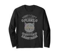 Non Posso Avere Piani con Il Mio British Shorthair Maglia a Manica