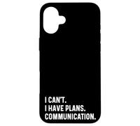 Non posso avere piani di comunicazione - Professor School Write Custodia per iPhone 16 Plus