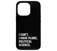 Non posso avere piani Scienze politiche Professor School Custodia per iPhone 13 Pro