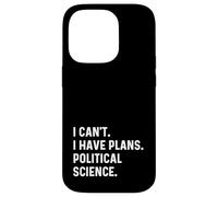 Non posso avere piani Scienze politiche Professor School Custodia per iPhone 14 Pro