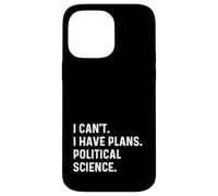 Non posso avere piani Scienze politiche Professor School Custodia per iPhone 14 Pro Max