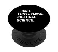 Non posso avere piani Scienze politiche Professor School PopSockets PopGrip Adesivo